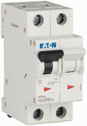 Eaton 177529 FAZ6-D10/1N Kismegszakító 1P+N 10A D karakterisztika 6 kA -2 modul (177529)