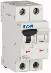Eaton 239055 FAZ6-C1/1N Kismegszakító 1P+N 1A C karakterisztika 6 kA -2 modul (239055)