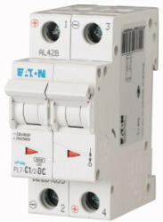 Eaton 264895 PL7-C1/2-DC Kismegszakító. 2P, 1A, C karakterisztika, 10kA (264895)
