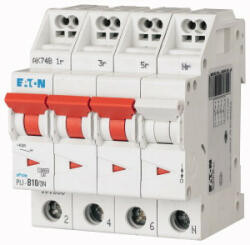 Eaton 101333 PLI-B10/3N Kismegszakító. 3P+N, 10A, B karakterisztika, 10kA (101333)