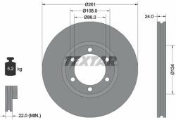 TEXTAR Disc frana TEXTAR 92234700 (92234700) - automobilus