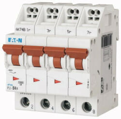 Eaton 101358 PLI-C4/4 Kismegszakító. 4P, 4A, C karakterisztika, 10kA (101358)