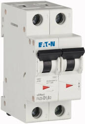 Eaton 177566 FAZ6-D1, 6/2 Kismegszakító 2P 1, 6A D karakterisztika 6 kA -2 modul (177566)