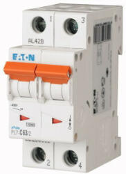 Eaton 263365 PL7-C63/2 Kismegszakító. 2P, 63A, C karakterisztika, 10kA (263365)