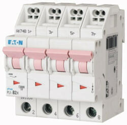 Eaton 101364 PLI-D2/4 Kismegszakító. 4P, 2A, D karakterisztika, 10kA (101364)