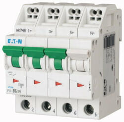 Eaton 101339 PLI-C8/3N Kismegszakító. 3P+N, 8A, C karakterisztika, 10kA (101339)