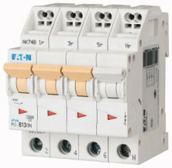 Eaton 101341 PLI-C13/3N Kismegszakító. 3P+N, 13A, C karakterisztika, 10kA (101341)
