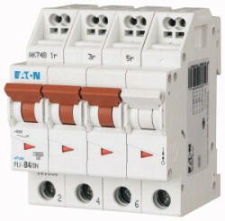 Eaton 101337 PLI-C4/3N Kismegszakító. 3P+N, 4A, C karakterisztika, 10kA (101337)