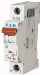 Eaton 264885 PL7-C4/1-DC Kismegszakító. 1P, 4A, C karakterisztika, 10kA (264885)