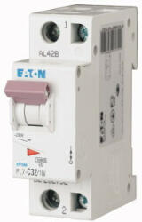 Eaton 262752 PL7-C32/1N Kismegszakító. 1P+N, 32A, C karakterisztika, 10kA (262752)