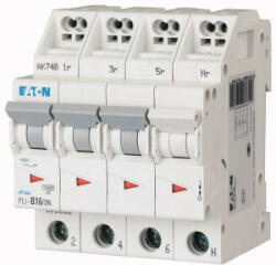 Eaton 101342 PLI-C16/3N Kismegszakító. 3P+N, 16A, C karakterisztika, 10kA (101342)