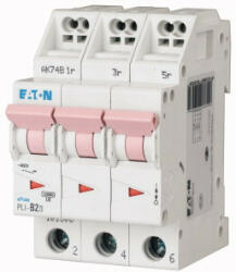 Eaton 101322 PLI-D2/3 Kismegszakító. 3P, 2A, D karakterisztika, 10kA (101322)