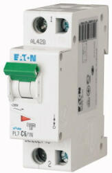 Eaton 262755 PL7-D6/1N Kismegszakító. 1P+N, 6A, D karakterisztika, 10kA (262755)