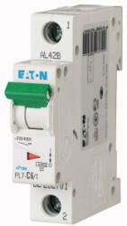 Eaton 262673 PL7-B6/1 Kismegszakító. 1P, 6A, B karakterisztika, 10kA (262673)