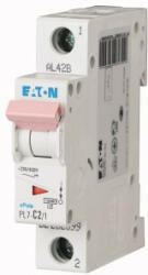 Eaton 262711 PL7-D2/1 Kismegszakító. 1P, 2A, D karakterisztika, 10kA (262711)