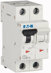 Eaton 177494 FAZ6-B1/1N Kismegszakító 1P+N 1A B karakterisztika 6 kA -2 modul (177494)