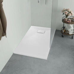 vidaXL Cădiță de duș, alb, 120 x 70 cm, SMC (144774) - izocor