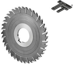 ALFRA Freza disc, ingusta, dinti in zig-zag, HSS Co5 DIN 1834 A, dinti desi, Tip H (Marime: Ø125 x 2, z40) (Z7362-12)