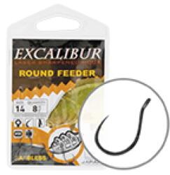 Excalibur Carlige Excalibur Round Feeder Barbless 14