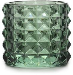  MALAGA zöld üveg gyertyatartó - többféle méretben Méret: S