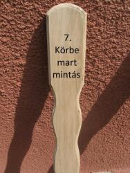 Mátra 110 cm-es tölgy kerítéselem 7. profil natúr