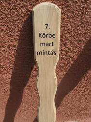Mátra 140 cm-es tölgy kerítéselem 7. profil felületkezelve