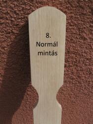 Mátra 150 cm-es tölgy kerítéselem 8. profil felületkezelve