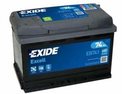 Exide Excell 74Ah 680A left+ (EB741)