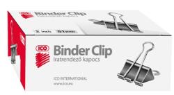 ICO Binder csipesz 51mm 12 db/doboz - papiriroszerplaza