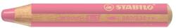 STABILO Színes ceruza STABILO Woody 3in1 hengeres vastag rózsaszín - papiriroszerplaza