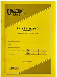 Vectra-line Nyomtatvány építési napló VECTRA-LINE A/4 25x3 álló pótlapokkal - papiriroszerplaza