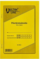 Vectra-line Nyomtatvány pénztárelszámolás VECTRA-LINE A/5 25x2 lapos - papiriroszerplaza