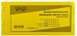 Vectra-line Nyomtatvány bevételi pénztárbizonylat költségvetési szervek részére VECTRA-LINE vegykezelt - papiriroszerplaza
