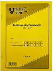 Vectra-line Nyomtatvány időszaki pénztárjelentés VECTRA-LINE 25x4 - papiriroszerplaza