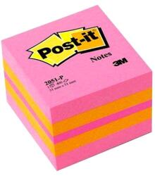 Post-it Öntapadós jegyzet 3M Post-it LP2051P 51x51mm mini kocka vegyes pink 400 lap - papiriroszerplaza