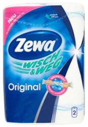 ZEWA Kéztörlő tekercses háztartási ZEWA Premium 2 rétegű 2 tekercses 45 lap