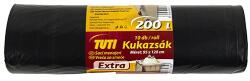 TUTI Szemeteszsák TUTI Extra 200L köthető füles 10 db/tekercs - papiriroszerplaza