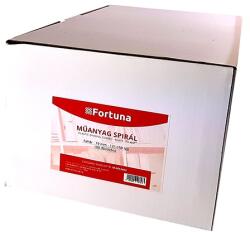 FORTUNA Iratspirál műanyag FORTUNA 19mm 121-150 lap fehér 100/dob - papiriroszerplaza