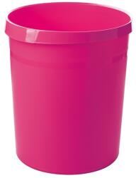 HAN Papírkosár műanyag tömörfalú HAN TREND rózsaszín 18L - papiriroszerplaza