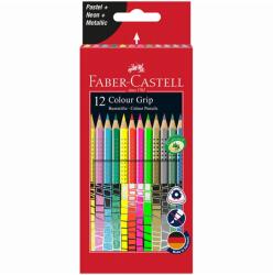 Faber-Castell Színes ceruza FABER-CASTELL 2015 Colour Grip háromszögletű 12 db/készlet - papiriroszerplaza