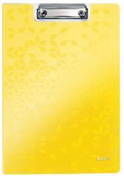LEITZ Felírótábla LEITZ Wow A/4 kemény műanyag fedeles sárga - papiriroszerplaza