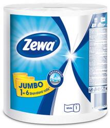 ZEWA Kéztörlő tekercses háztartási ZEWA Jumbo White 2 rétegű 1 tekercses 325 lap