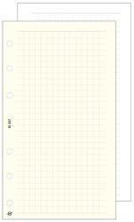 SATURNUS Gyűrűs kalendárium betét SATURNUS M327 négyzethálós jegyzetlap sárga lapos