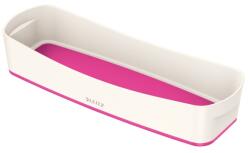 LEITZ Tároló doboz LEITZ Wow Mybox műanyag keskeny fehér/rózsaszín