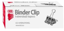 ICO Binder csipesz 15mm 12 db/doboz - papiriroszerplaza