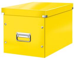 LEITZ Tároló doboz LEITZ Click&Store L méret kocka sárga