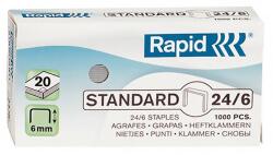 RAPID Tűzőkapocs RAPID 24/6 1000 db/dob - papiriroszerplaza