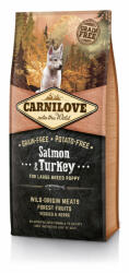 CARNILOVE Puppy Large Salmon & Turkey-Lazac-Pulyka Hússal 12kg (CL846)