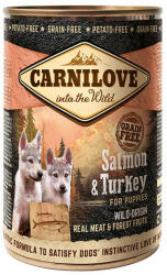 CARNILOVE Konzerv Puppy Salmon&Turkey - Lazac&Pulyka 400g (CL624)