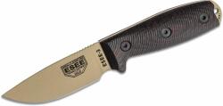 Esee Knives ESEE Model 3 Desert Tan, 3D Red/Black G10 3PMDT-004 (3PMDT-004)